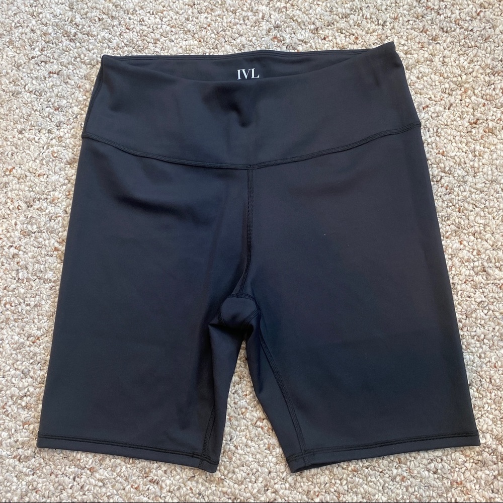 NWOT IVL Collective Black Biker Shorts